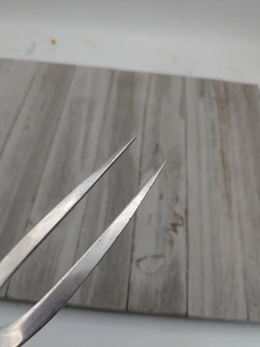 Vintage Regent Sheffield Solid Stainless Steel Meat Serving Fork Star Design